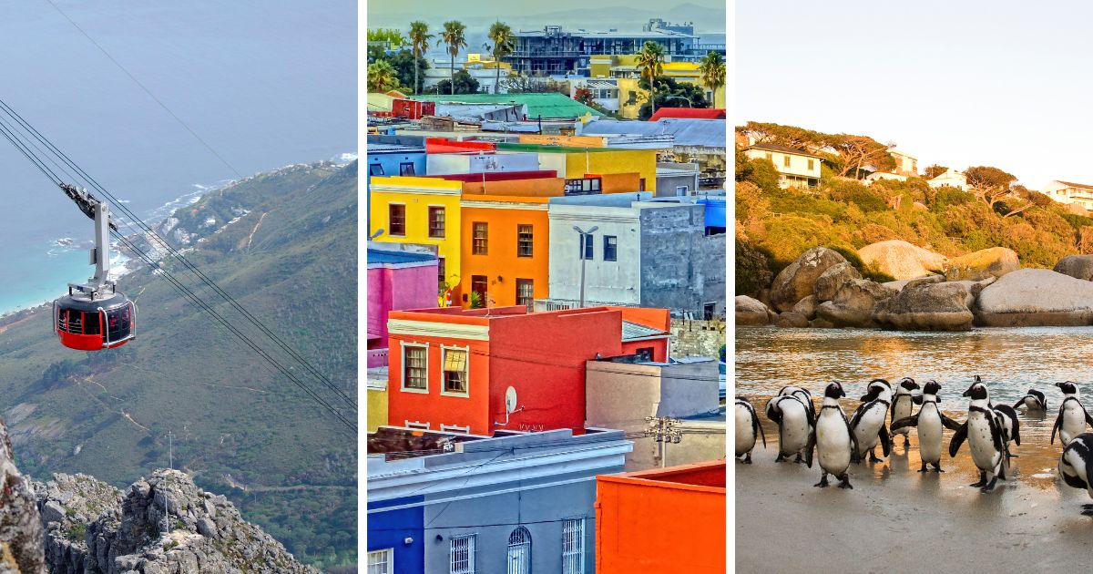 Table Mountain Bo Kaap Boulders Beach